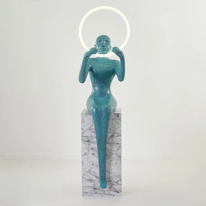 Bella Sitting Sculpture Floor Lamp - Nuvé