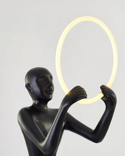 Bella Sitting Sculpture Floor Lamp - Nuvé