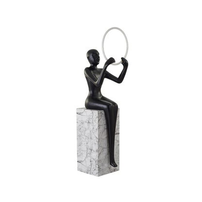 Bella Sitting Sculpture Floor Lamp