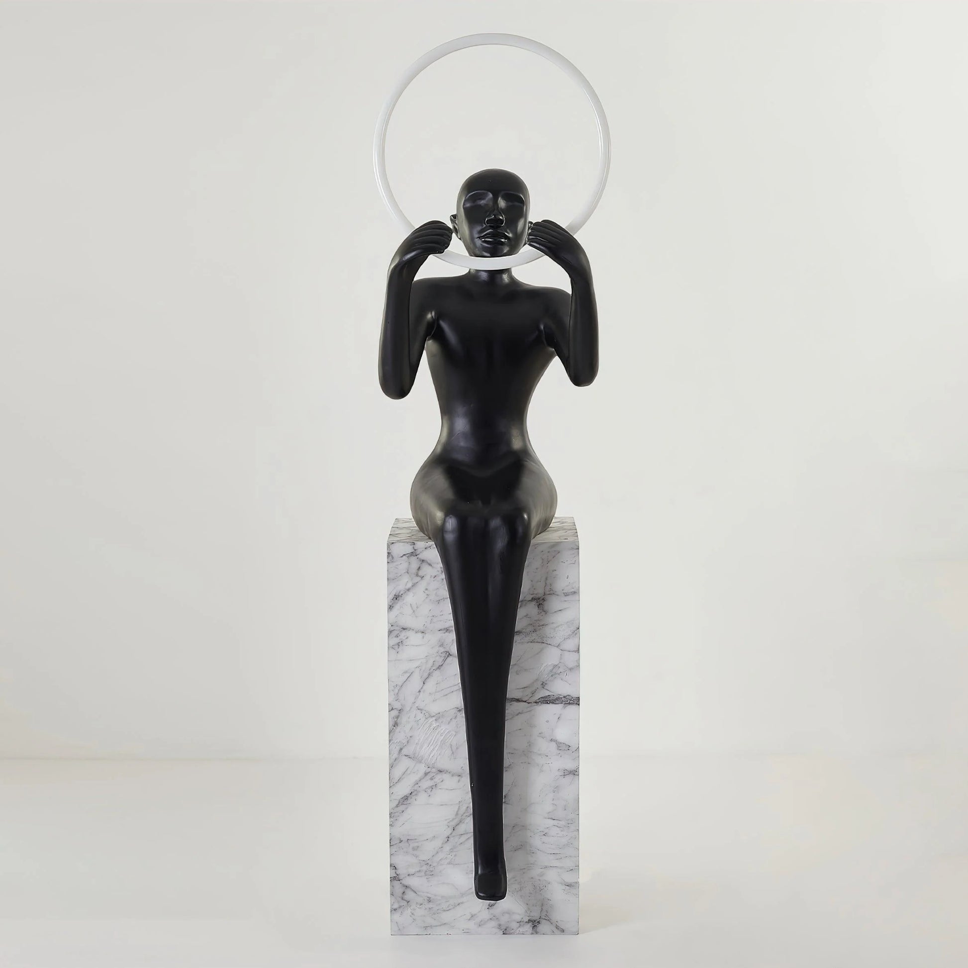 Bella Sitting Sculpture Floor Lamp - Nuvé