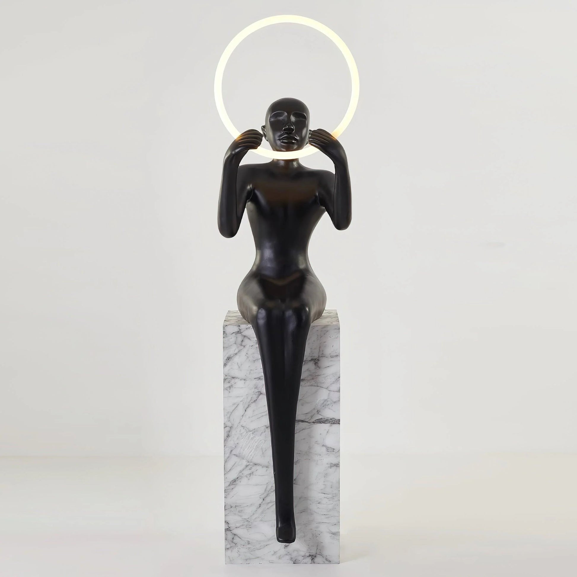 Bella Sitting Sculpture Floor Lamp - Nuvé