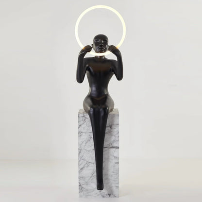 Bella Sitting Sculpture Floor Lamp - Nuvé