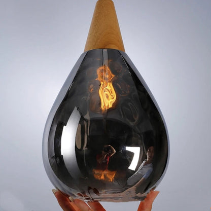 Besnier Rippled Glass Pendant Light
