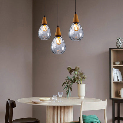 Besnier Rippled Glass Pendant Light