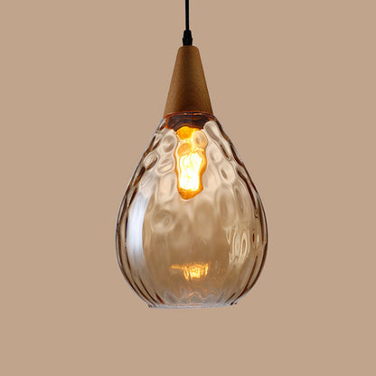 Besnier Rippled Glass Pendant Light