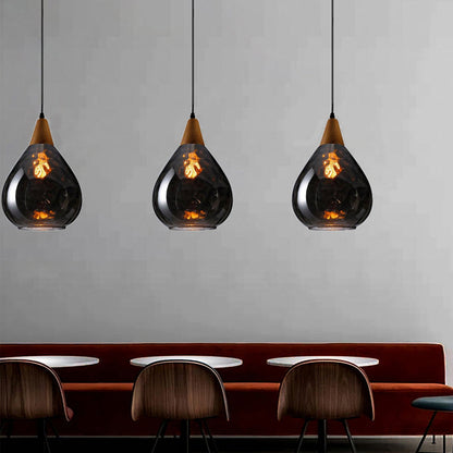 Besnier Rippled Glass Pendant Light