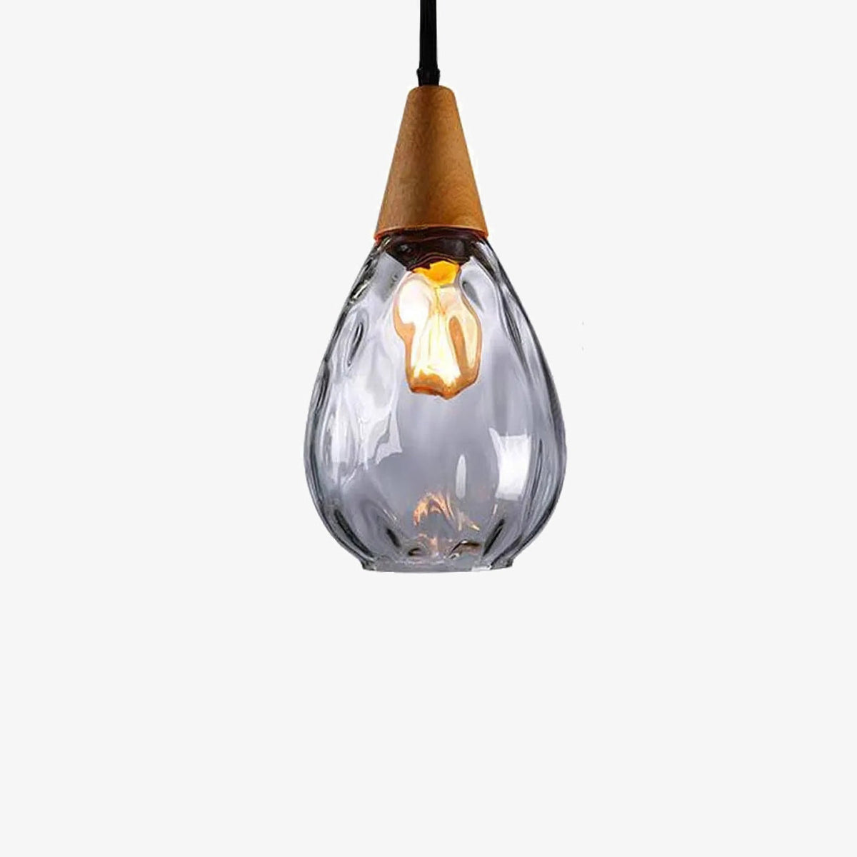 Besnier Rippled Glass Pendant Light