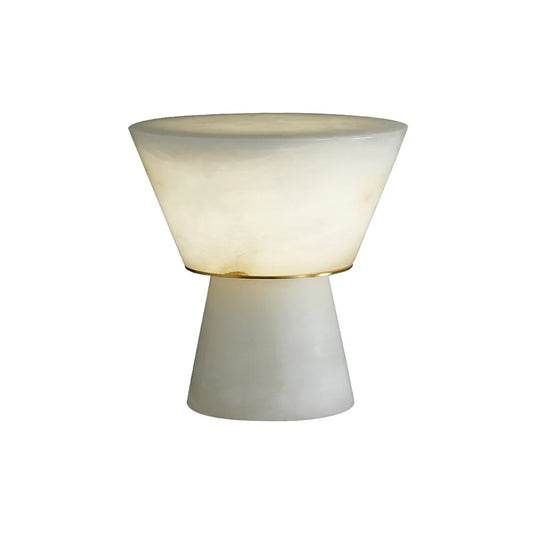 Conical Beta Alabaster Table Lamp - Nuvé