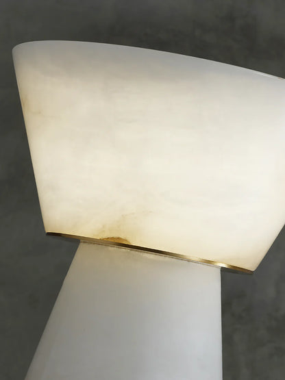 Conical Beta Alabaster Table Lamp - Nuvé