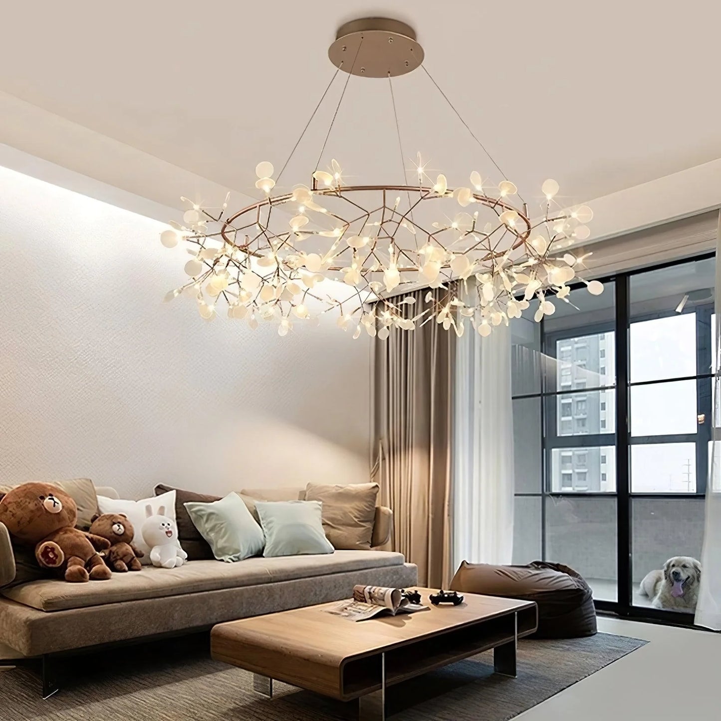 Big O Firefly LED Chandelier - Nuvé