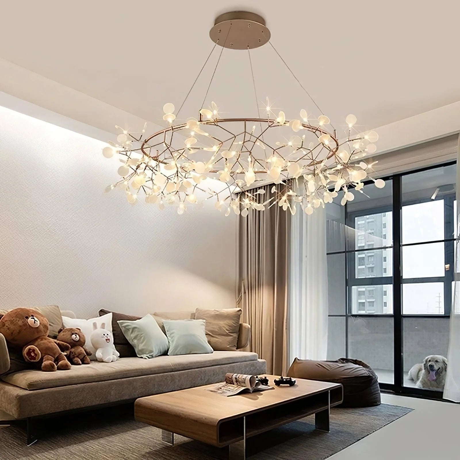Big O Firefly LED Chandelier - Nuvé