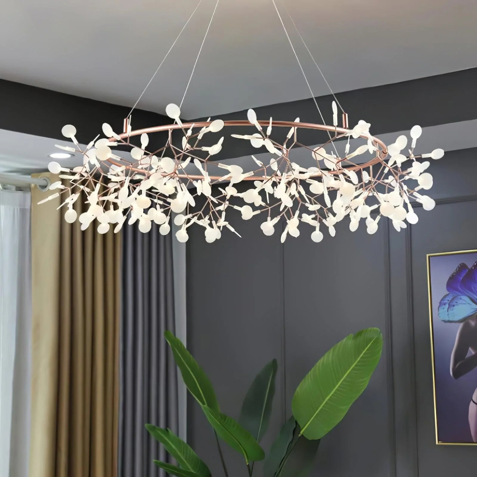 Big O Firefly LED Chandelier - Nuvé