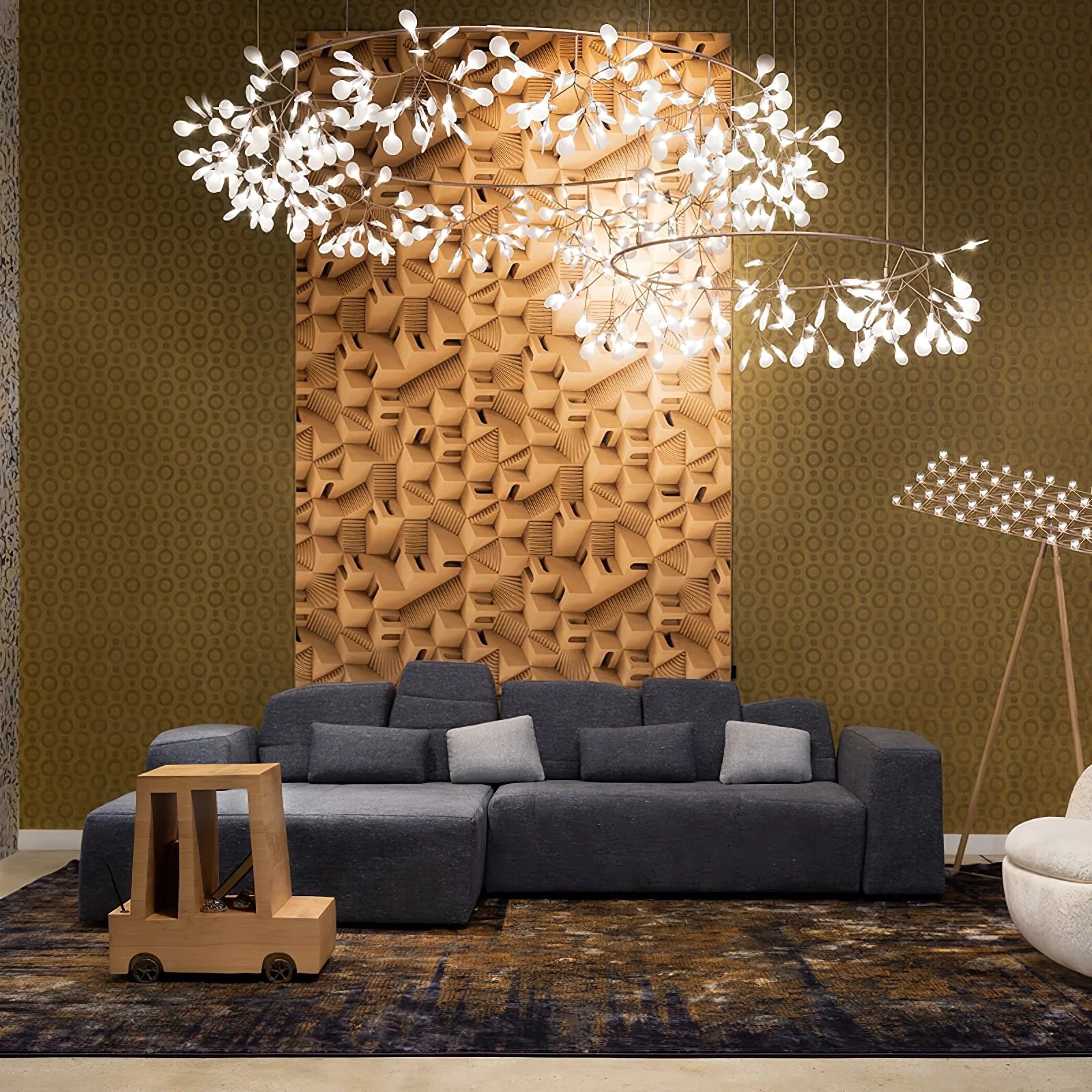 Big O Firefly LED Chandelier - Nuvé