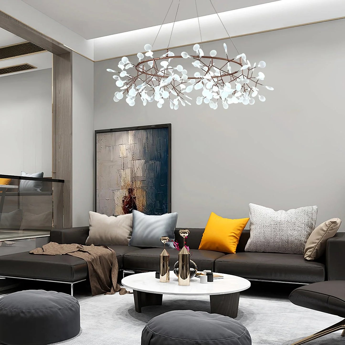 Big O Firefly LED Chandelier - Nuvé