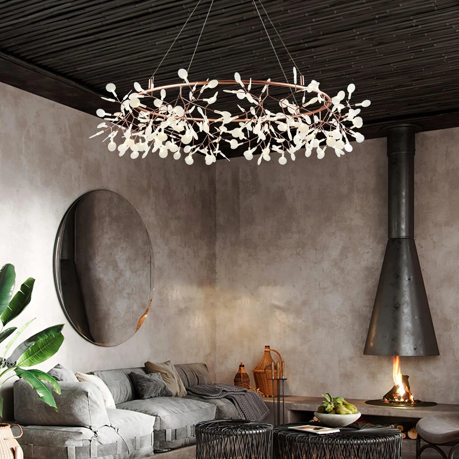 Big O Firefly LED Chandelier - Nuvé