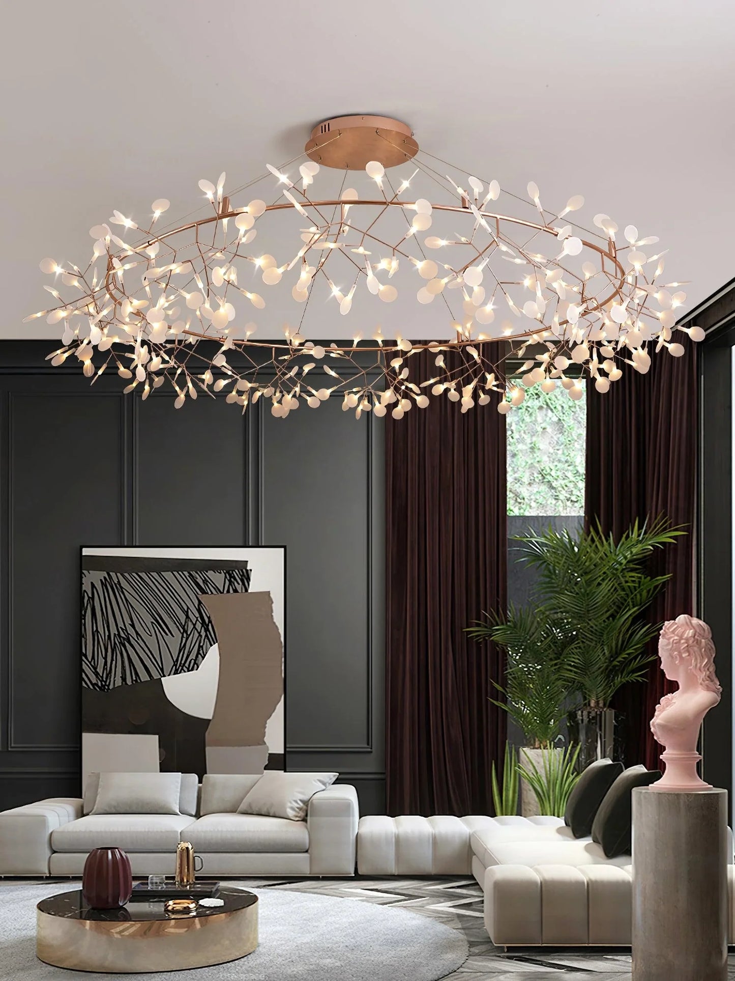Big O Firefly LED Chandelier - Nuvé