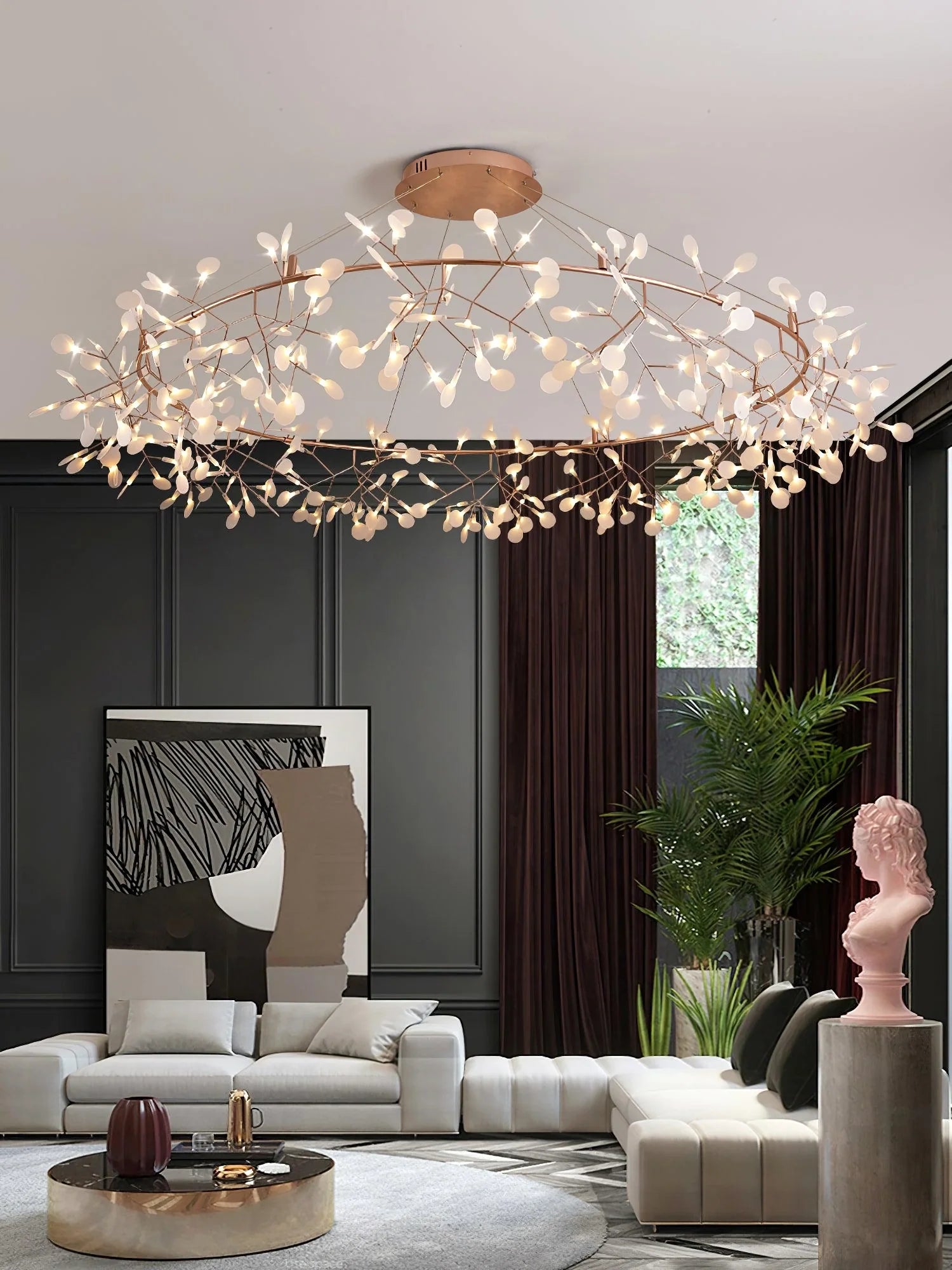 Big O Firefly LED Chandelier - Nuvé