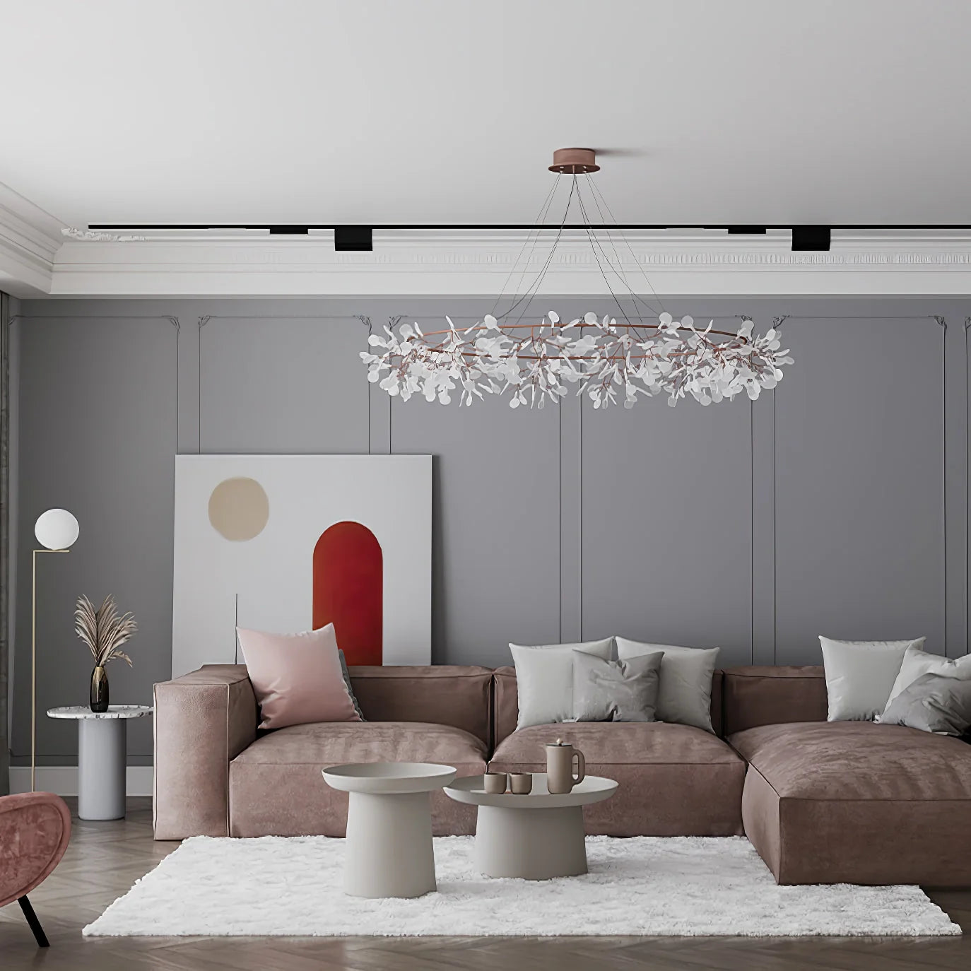 Big O Firefly LED Chandelier - Nuvé