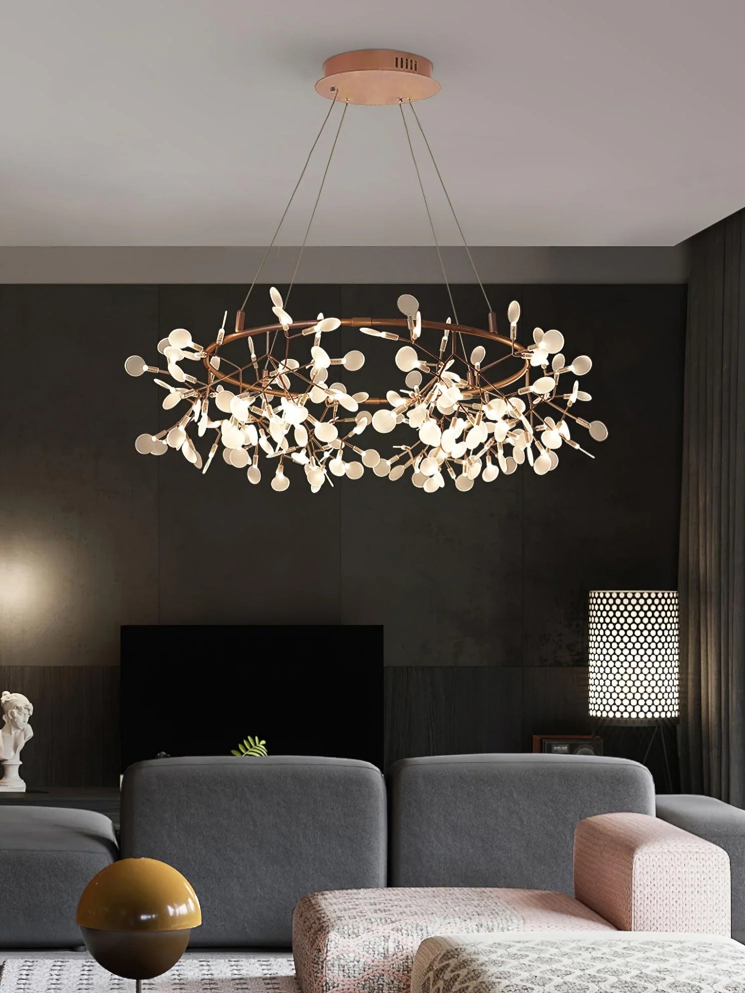 Big O Firefly LED Chandelier - Nuvé