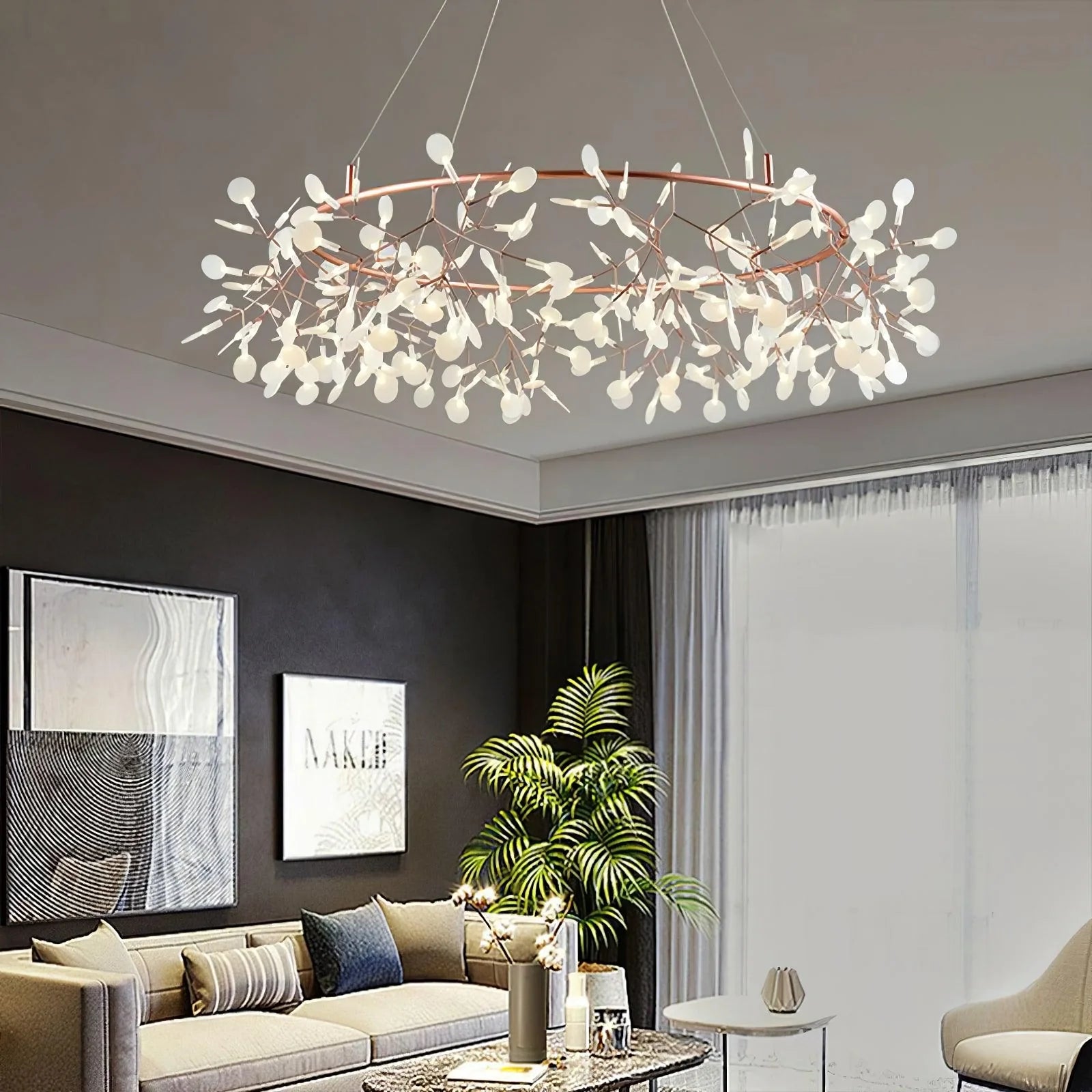 Big O Firefly LED Chandelier - Nuvé