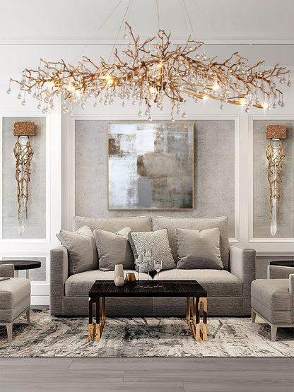Tree Branch Bijou Crystal Drop Chandelier - Nuvé