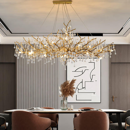 Tree Branch Bijou Crystal Drop Chandelier - Nuvé