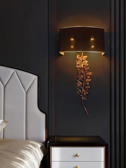 Korewolamp Birdwood Wall Lamp sconce with sleek metal finish and modern design, mounted on a wall for ambient lighting.