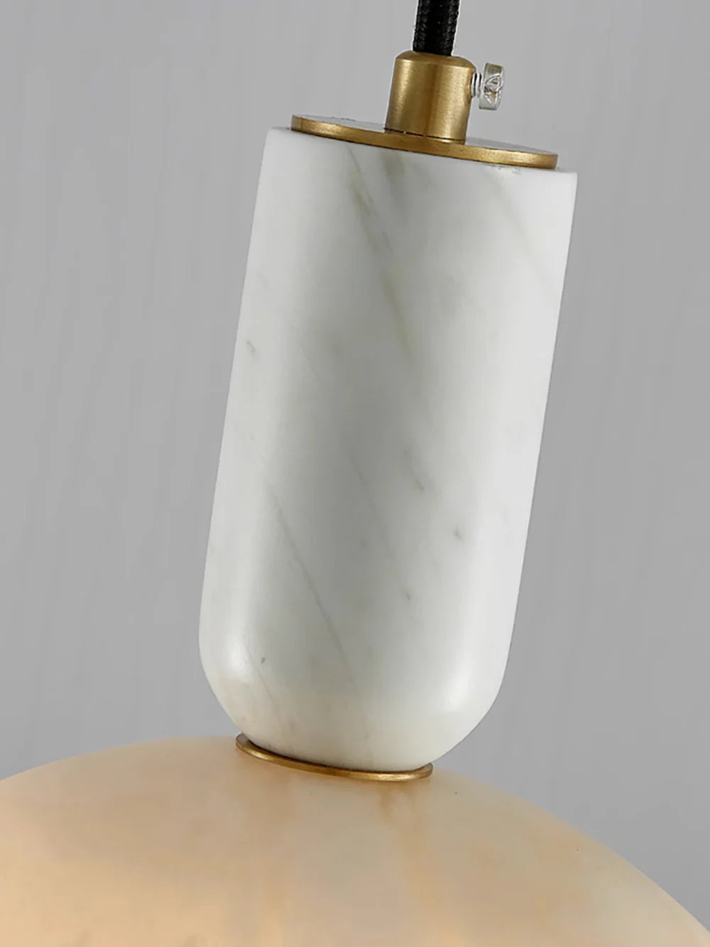 Brass Blair Alabaster Pendant Light - Nuvé