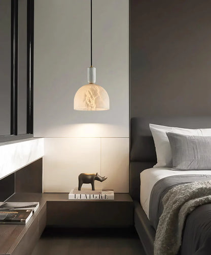 Brass Blair Alabaster Pendant Light - Nuvé