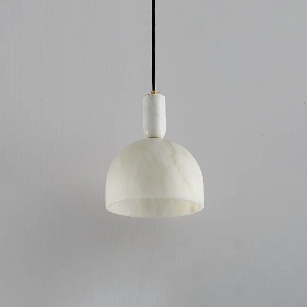 Brass Blair Alabaster Pendant Light - Nuvé