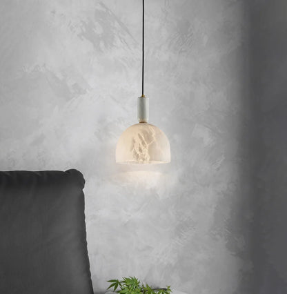 Brass Blair Alabaster Pendant Light - Nuvé