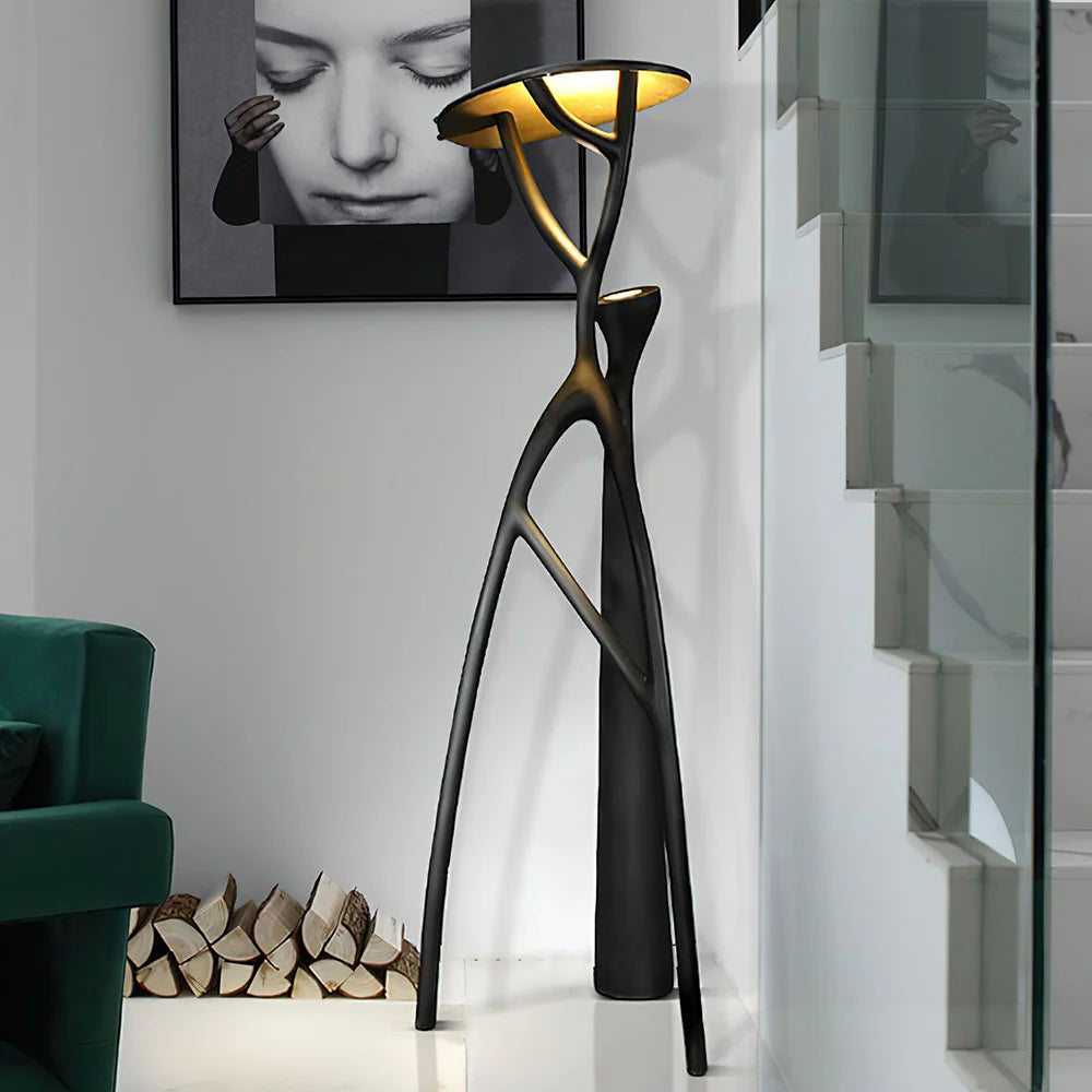 Blonski Black Statue Floor Lamp - Nuvé