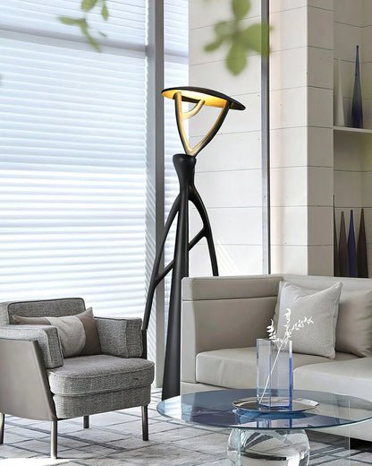 Blonski Black Statue Floor Lamp - Nuvé