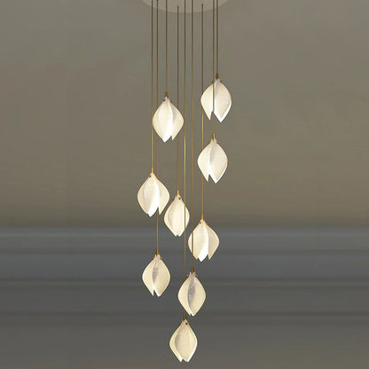 Bloom Porcelain Petals Pendant Light - Nuvé