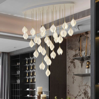 Bloom Porcelain Petals Pendant Light - Nuvé