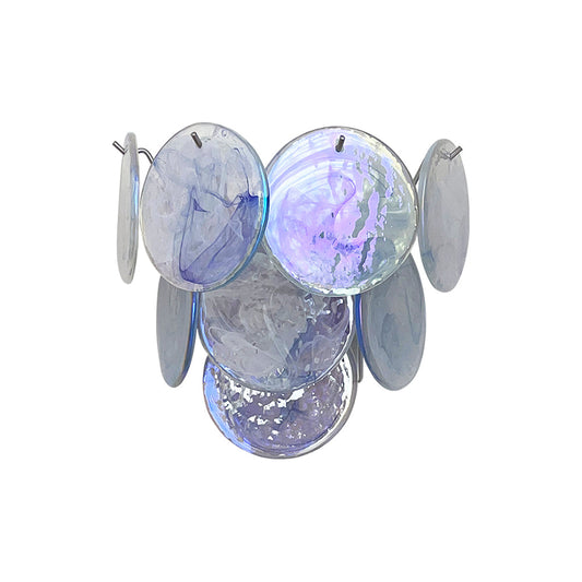Blue Vintage Murano Glass Wall Lamp - Nuvé