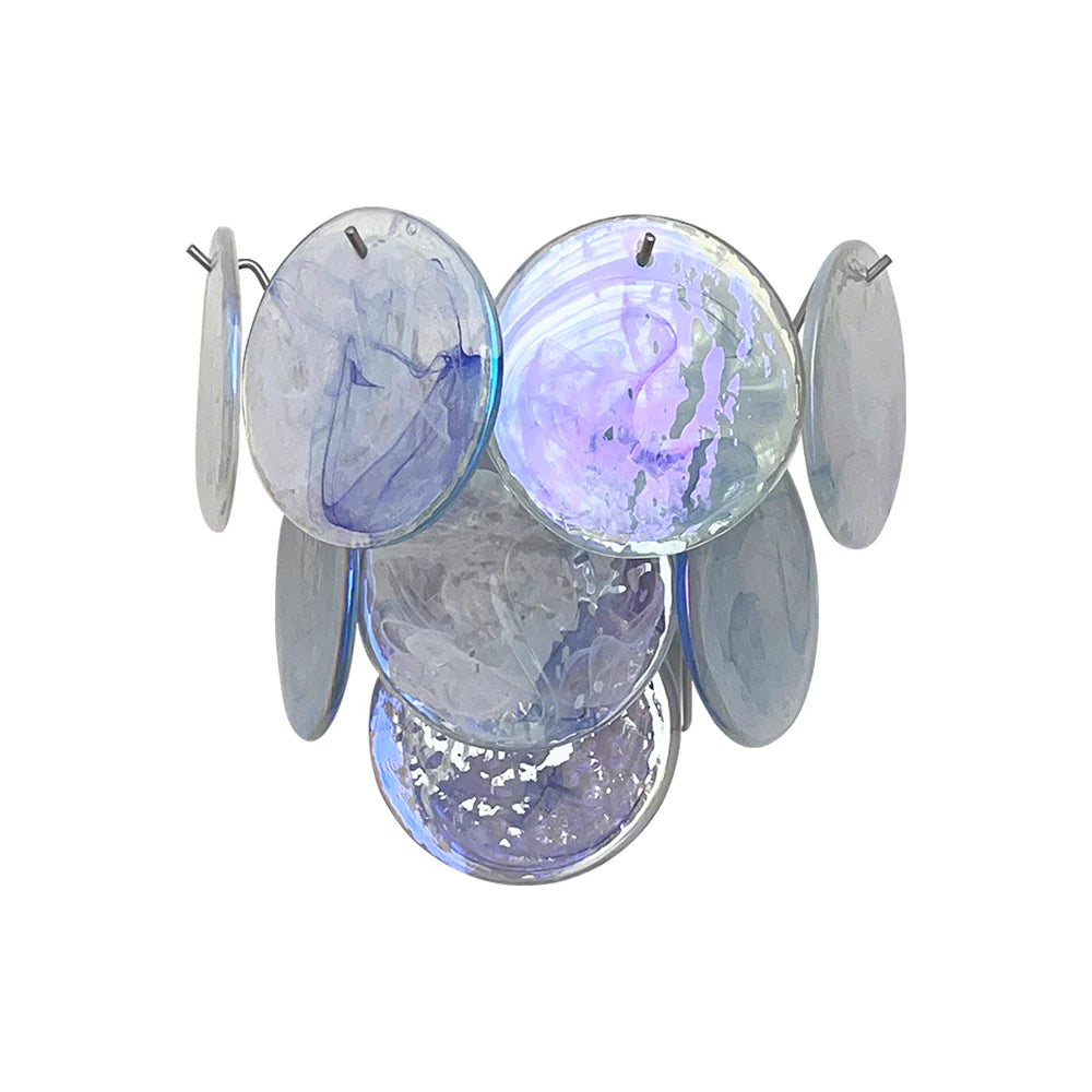 Blue Vintage Murano Glass Wall Lamp - Nuvé