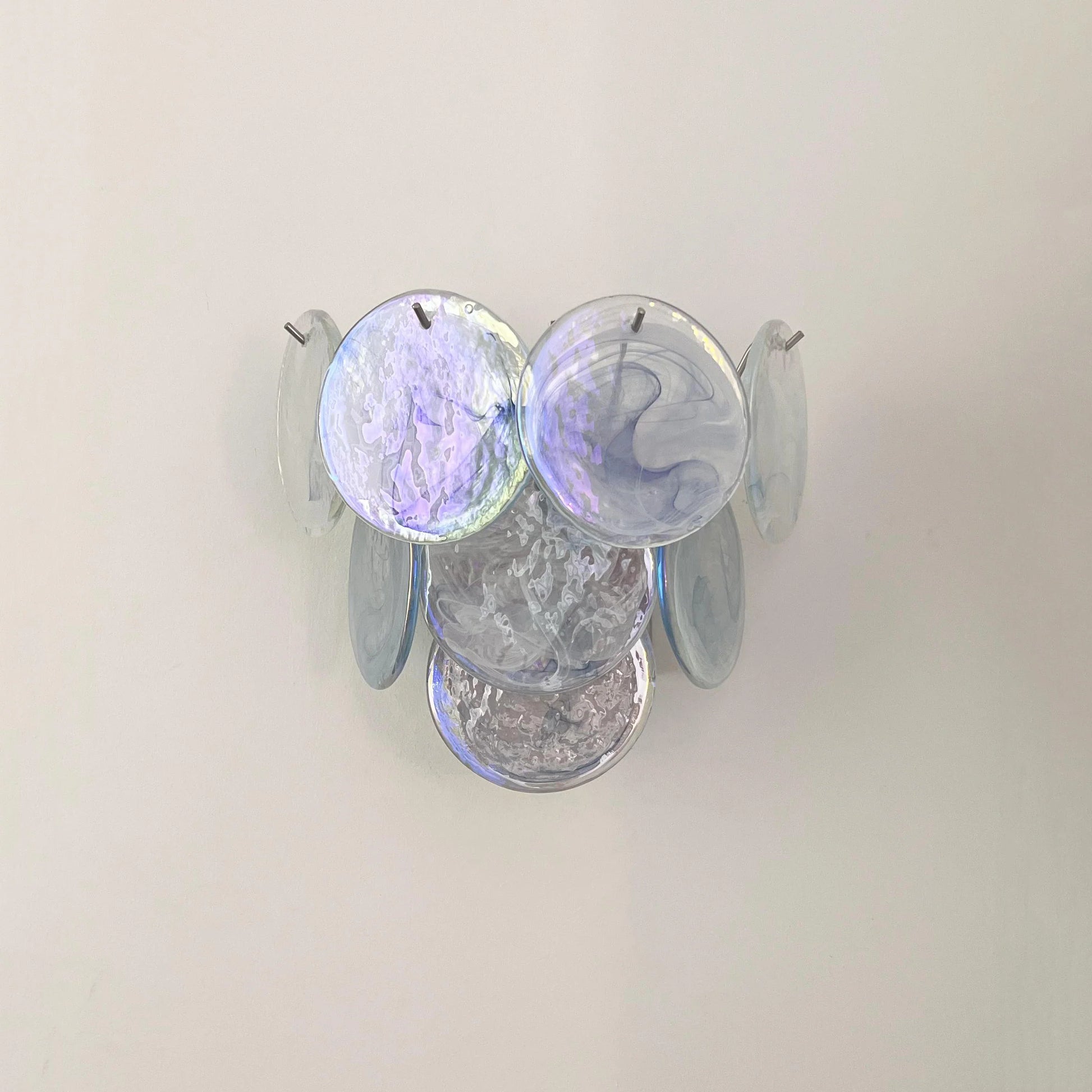 Blue Vintage Murano Glass Wall Lamp - Nuvé
