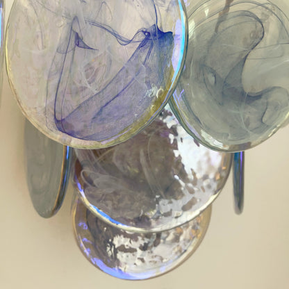 Blue Vintage Murano Glass Wall Lamp - Nuvé