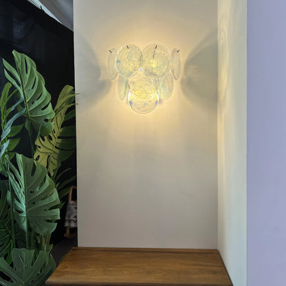 Blue Vintage Murano Glass Wall Lamp - Nuvé