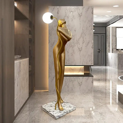 Body Art Venus Sculpture Floor Lamp - Nuvé
