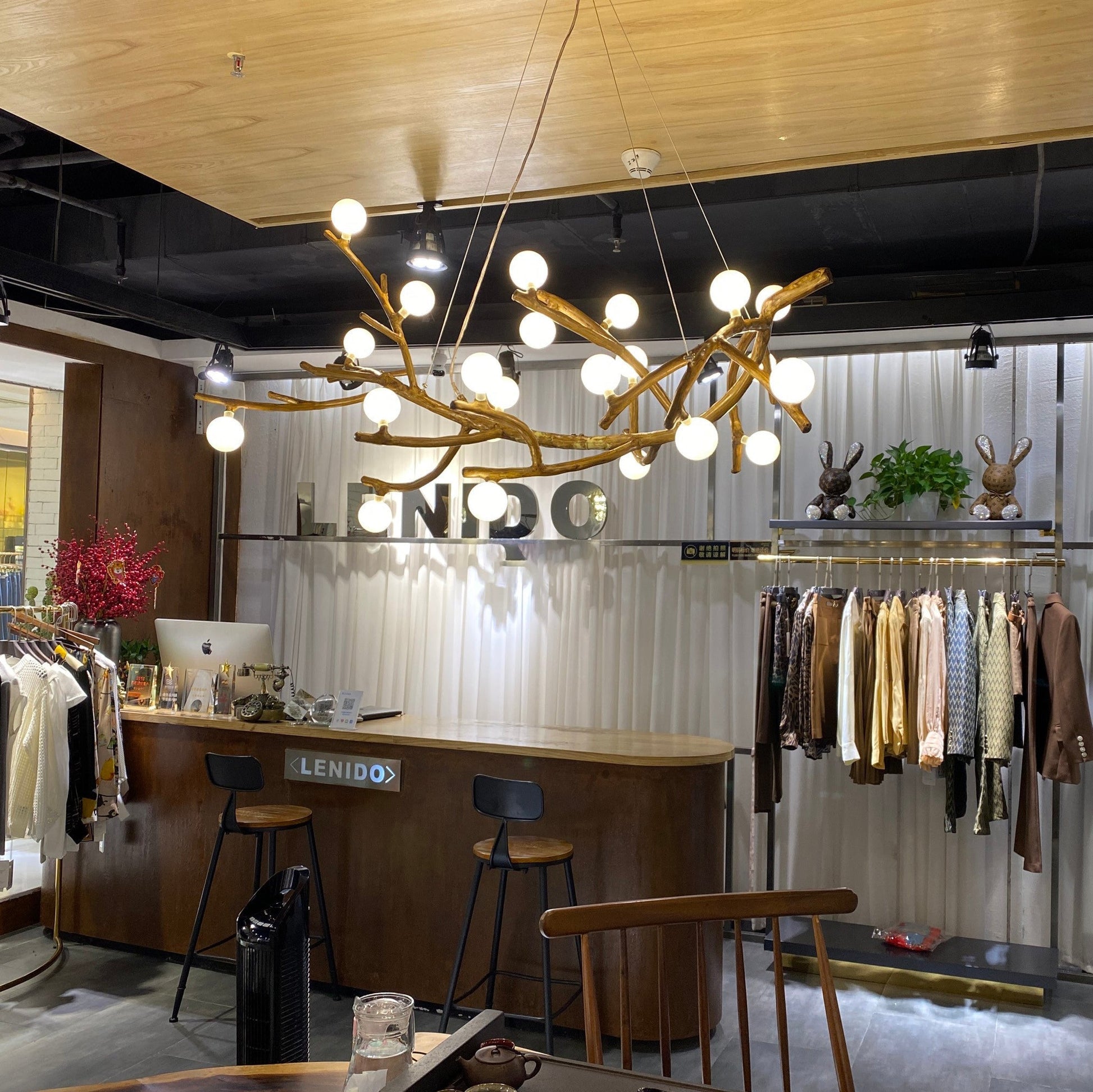 Boho Tree Branch Chandelier - Nuvé