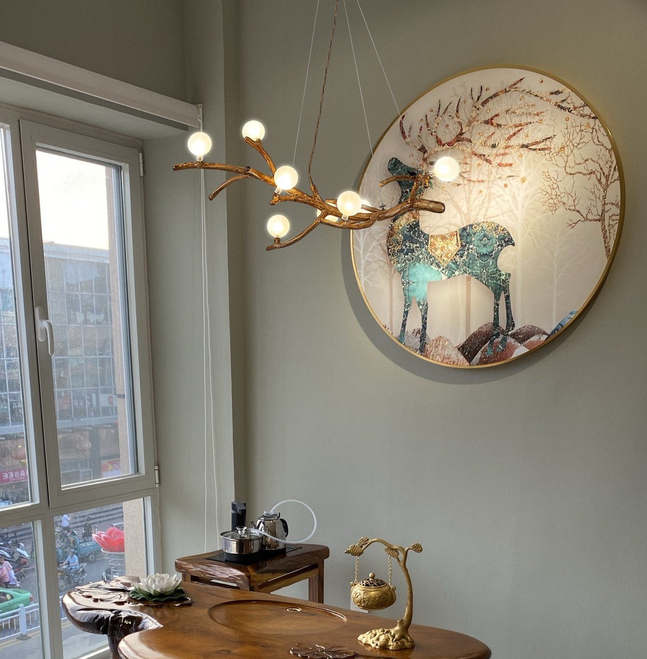 Boho Tree Branch Chandelier - Nuvé