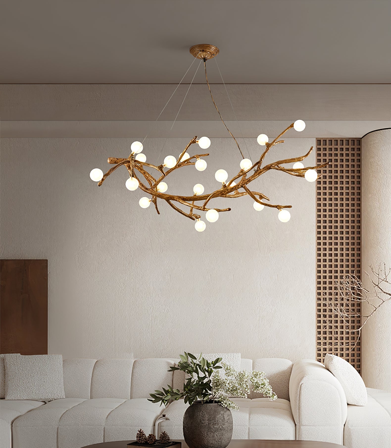Boho Tree Branch Chandelier - Nuvé
