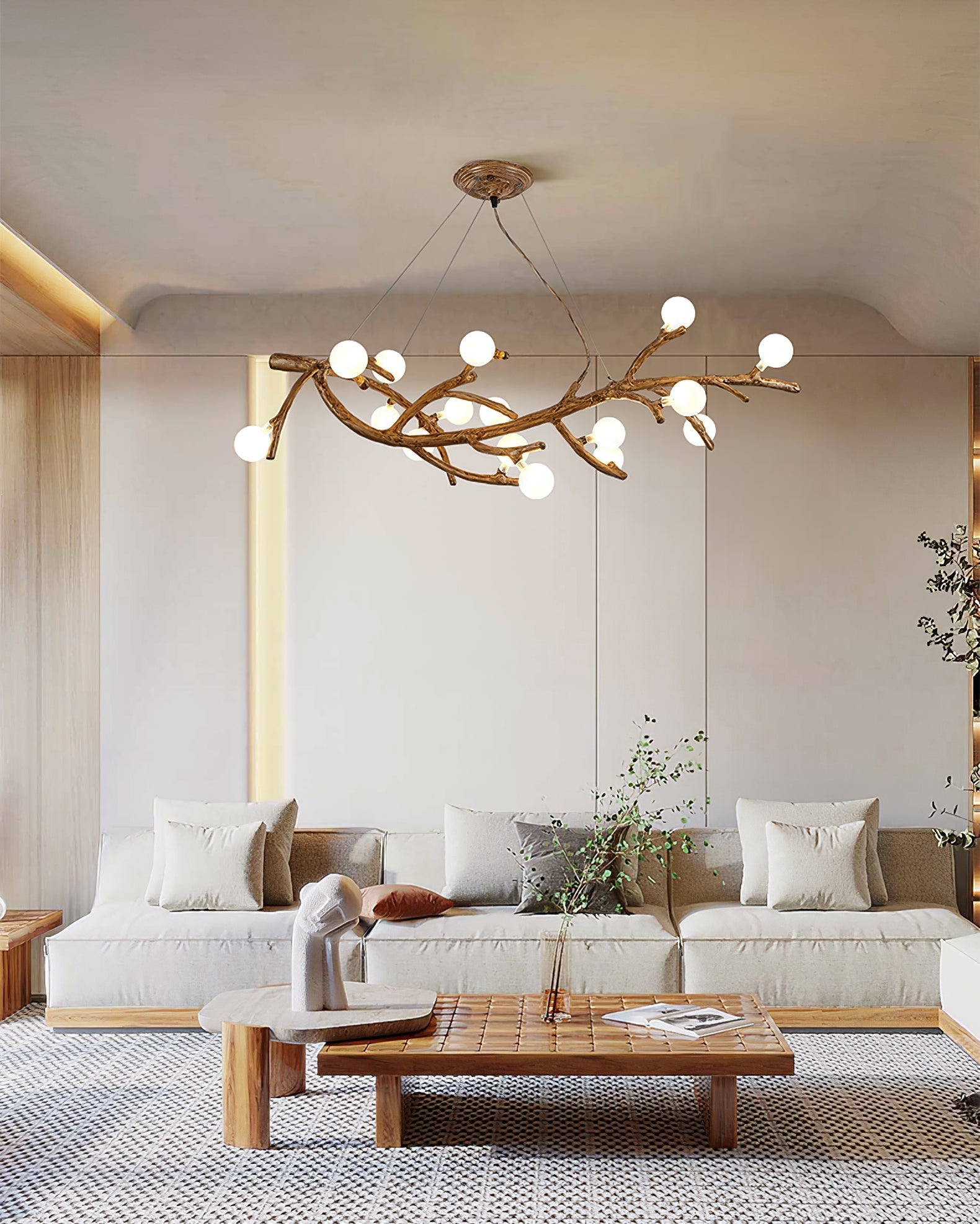 Boho Tree Branch Chandelier - Nuvé