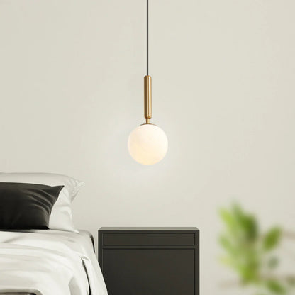 Bosso Brass Alabaster Pendant Lamp - Nuvé