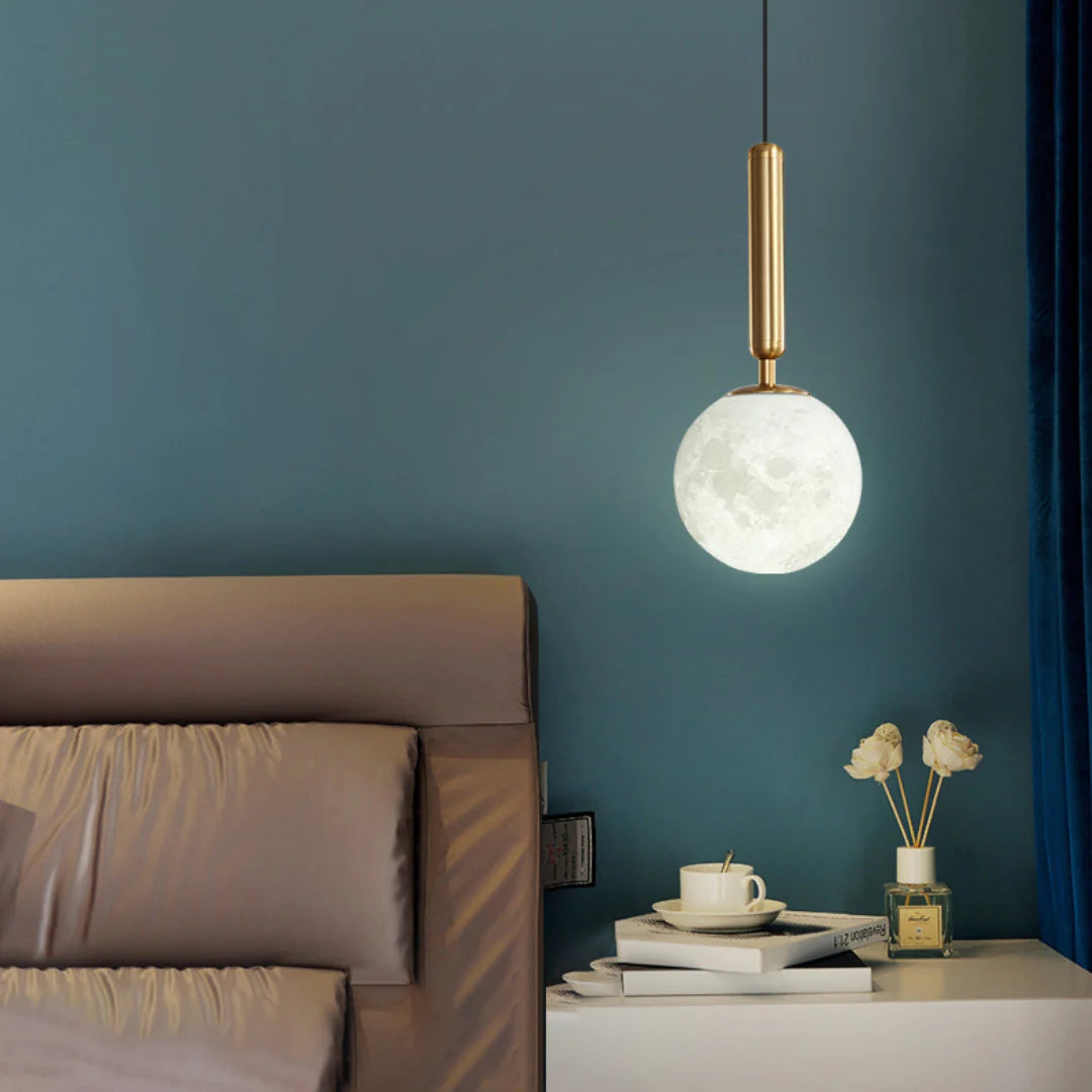 Bosso Brass Alabaster Pendant Lamp - Nuvé