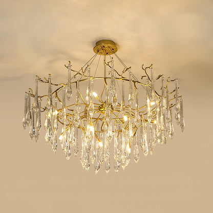 Branchs Brass Chandelier - Nuvé