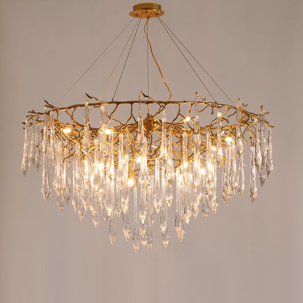 Branchs Brass Chandelier - Nuvé