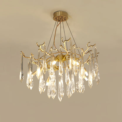 Branchs Brass Chandelier - Nuvé
